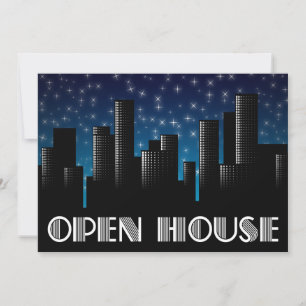 Faire-part Annonce de journée portes ouvertes : Ciel nocturne