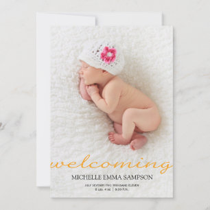 Faire-part Annonce de naissance