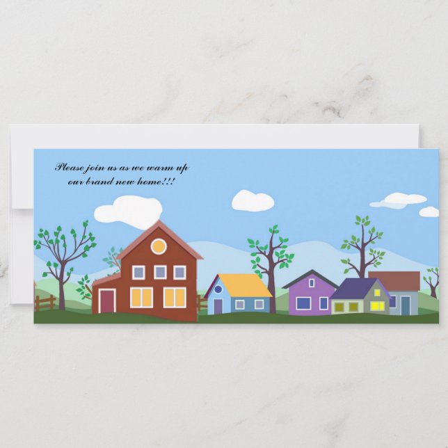 Faire-part Annonce de première maison (Devant)