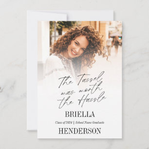 Faire-part Annonce de remise de diplôme Worth The Hassle