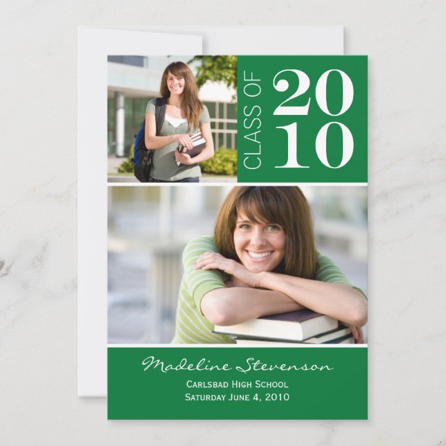 Faire-part Annonce de remise de diplômes (Devant)