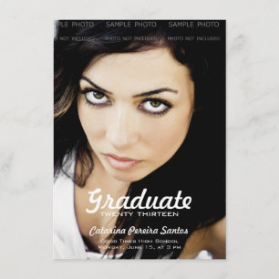 Faire-part Annonces 2013 d'obtention du diplôme de photo de