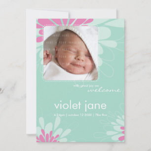 Faire-part ANNONCES DE NAISSANCE :: Abee autiful 4P