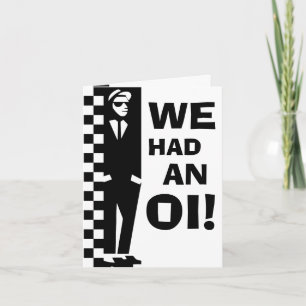 Faire-part annonces de naissance de l'oi (ska rude boy)