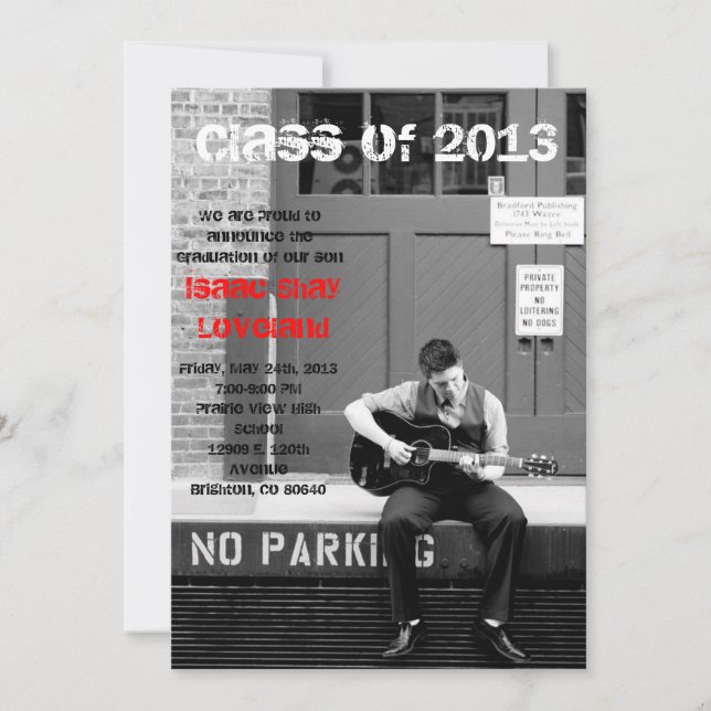 Faire-part Annonces de remise de diplômes (Devant)