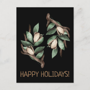 Faire-part Antler avec carte postale à branche verte