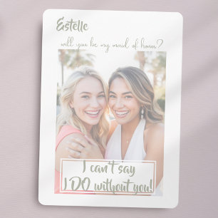 Faire-part Aquarelle Serez-vous ma servante d'honneur ?