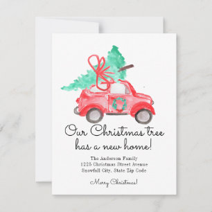 Faire-part Arbre de Noël Chic Nouveau Parcours De Voiture À D