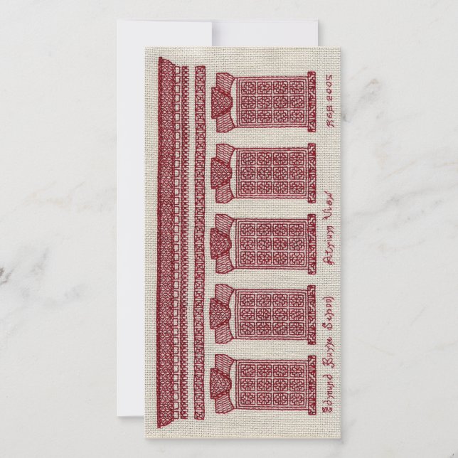 Faire-part Atrium View, Edmund Burke School card (Devant)