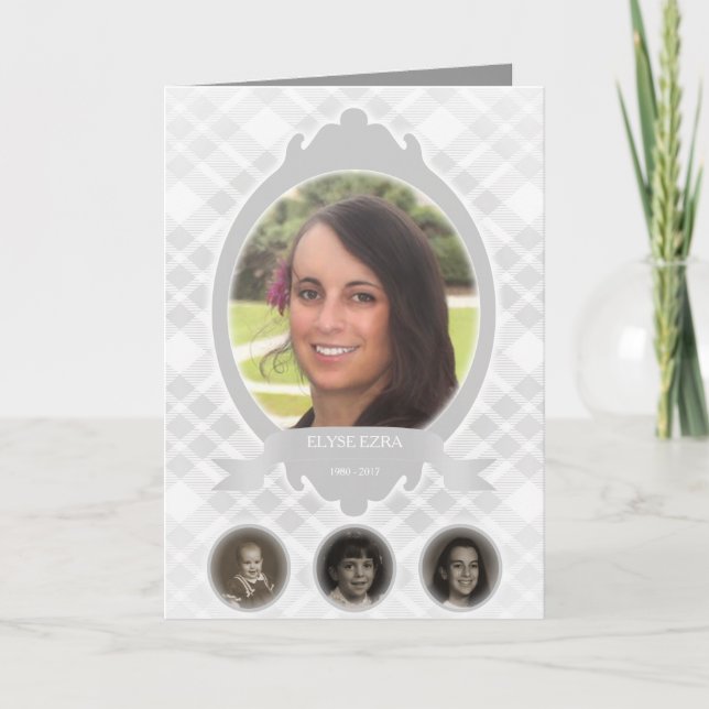 Faire-part avis de décès (Devant)