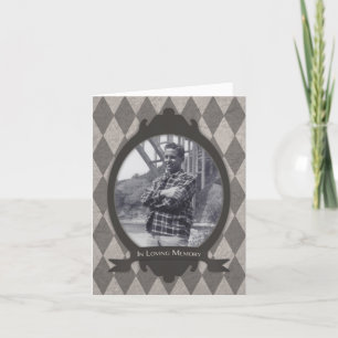 Faire-part avis de service commémoratif