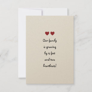 Faire-part Baby Twins