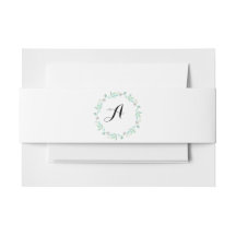 Bandeau de invitation sarcelle et or