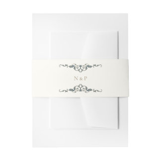 Faire-part Bandeau de mariage orné élégant