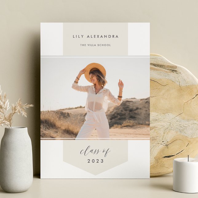 Faire-part Banderole | Diplôme photo (Créateur téléchargé)