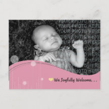 Faire-part bébé