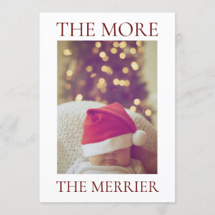 Faire-part bébé de Noël