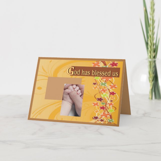 Faire-part Bénédiction de bébé (Devant)