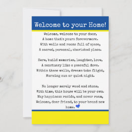 Faire-part Bienvenue chez vous