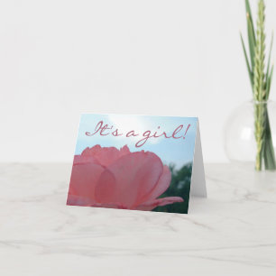 Faire-part Birth Announcement — girl