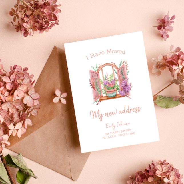 Faire-part Blooms par le déplacement de la vue (Créateur téléchargé)