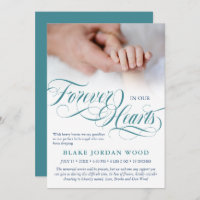 Blue Turquoise pour toujours dans nos coeurs Baby 