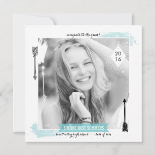 Faire-part Boho Chic Photo Annonces De Diplôme