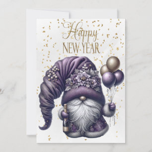 Faire-part Bonne année Gnome