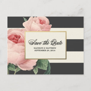 Faire-part Botanical Glamour   Enregistrer la carte postale D