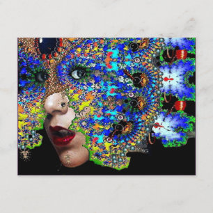 Faire-part Boule de costume mascarade EPHÉMERAL, saphir bleu