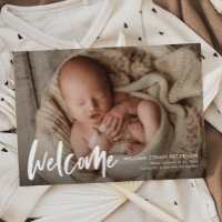 Budget Simple Calligraphie Bébé Trois Photo Naissa