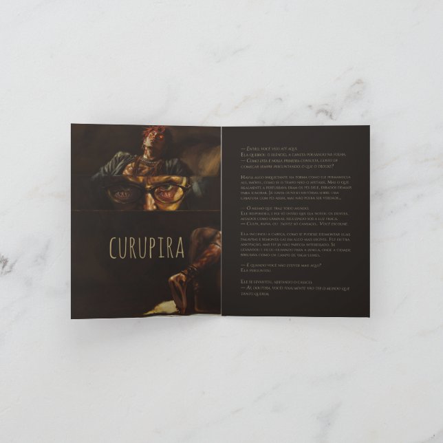 Faire-part Card Curupira (Intérieur)