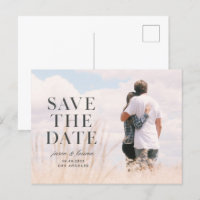 Carte postale annonce à empattement