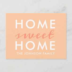 Faire-part Carte postale d'annonce de déménagement simple mod