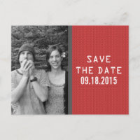 Carte postale d'annonce de mariage en code binaire