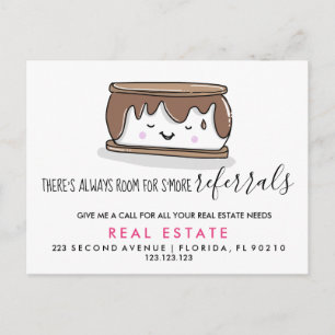 Faire-part carte postale d'annonce de recommandations de bien