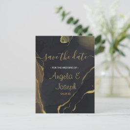 Faire-part Carte postale d'annonce de sauvegarde de date en n