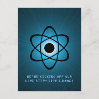 Carte postale de mise en demeure atomique, Bleu