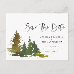 Faire-part Carte postale de sauvegarde de la date
