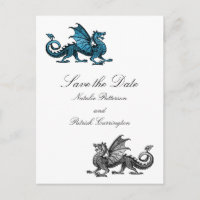 Carte postale de sauvegarde de la date de mariage 