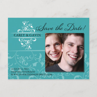 Faire-part Carte postale de sauvegarde de photo