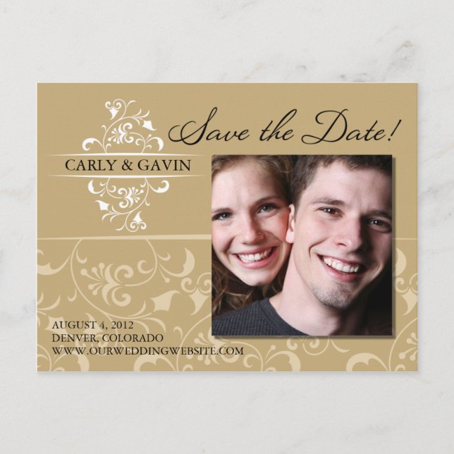 Faire-part Carte postale de sauvegarde de photo (Devant)