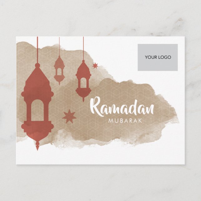 Faire-part Carte postale d'entreprise de Ramadan (Devant)