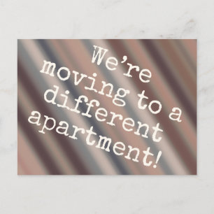 Faire-part Carte postale d'un nouvel appartement au charme ru