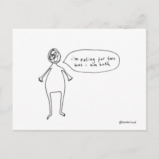 Faire-part carte postale enceinte