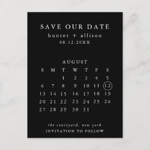 Faire-part Carte postale Enregistrer la date