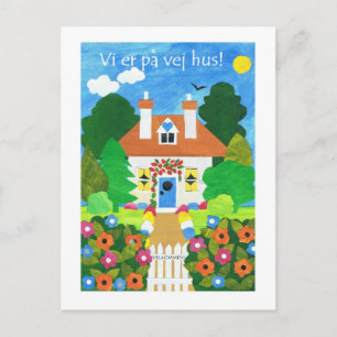 Faire-part Carte postale New Address Danoise