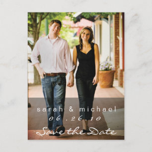 Faire-part Carte postale photo 02 pour sauvegarde de date