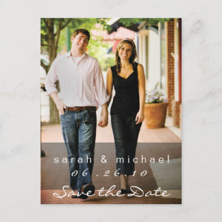 Faire-part Carte postale photo 02 pour sauvegarde de date