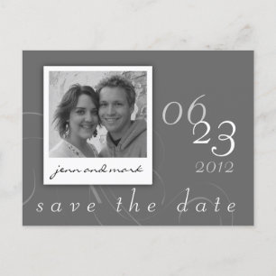 Faire-part Carte postale photo 04 pour sauvegarde de date